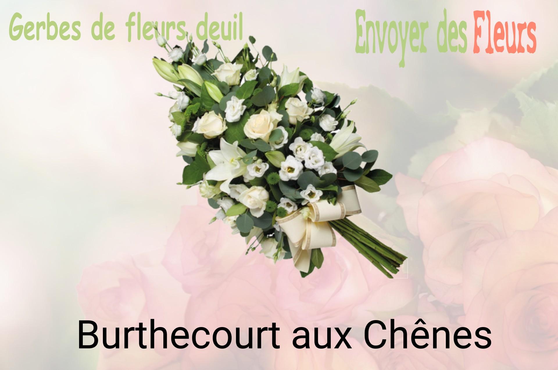 Gerbe de fleurs de deuil livrée à Burthecourt-aux-Chênes